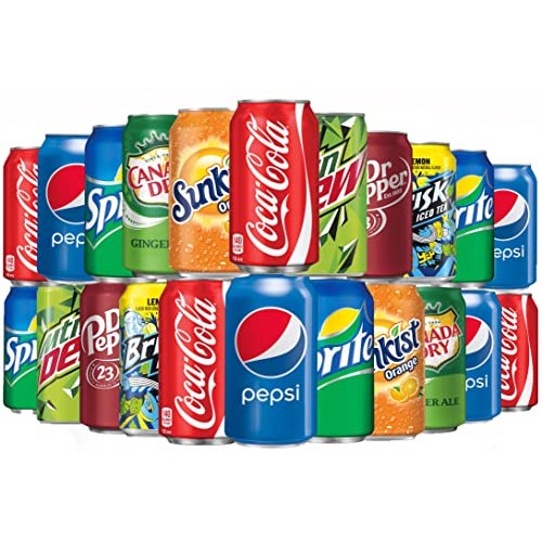 16 Pack | Cubas Favorite Soda Variety Beverages | A Soft Drink