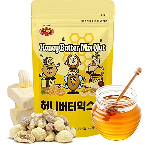 Honey Butter Mixed Nuts 160G - Macadamia, Cashews, Almonds, And