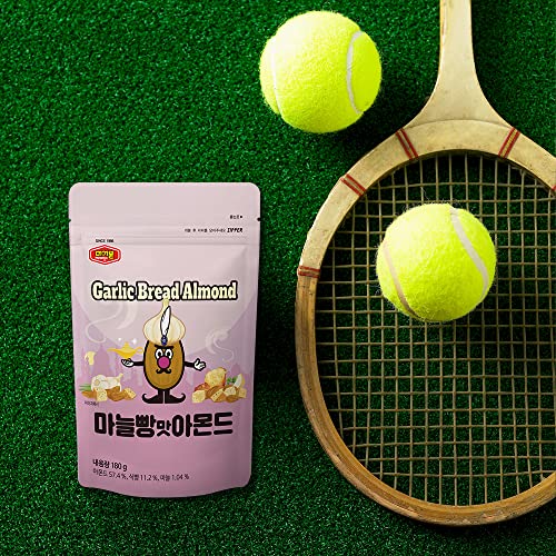 MURGERBON Garlic Herb Flavored Almonds with Mini Garlic Breads -...