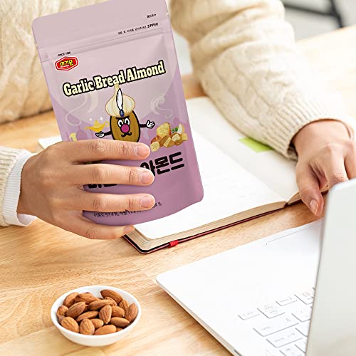 MURGERBON Garlic Herb Flavored Almonds with Mini Garlic Breads -...