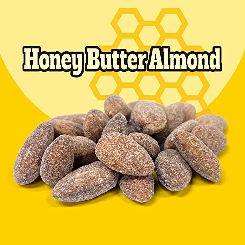 MURGERBON Honey Butter Almonds Individual Packs - Nuts Snack Pac...
