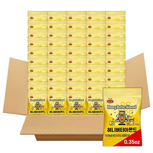 MURGERBON Honey Butter Almonds Individual Packs - Nuts Snack Pac...