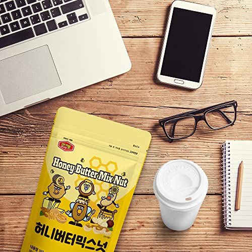 Murgerbon Honey Butter Mixed Nuts - Pack Of 3, Flavored Nuts, Ho Murgerbon Honey Butter Mixed Nuts - Pack Of 3, Flavored Nuts, Ho