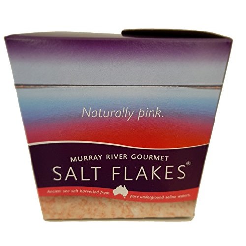 Murray River Pink Salt Flakes Chefs Box. Gourmet Pure Natural Lo