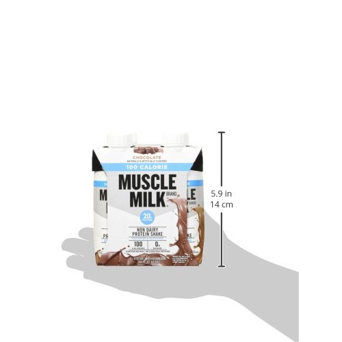 Muscle Milk 100 Calorie Protein Shake, Chocolate, 20G Protein, 1 Muscle Milk 100 Calorie Protein Shake, Chocolate, 20G Protein, 1
