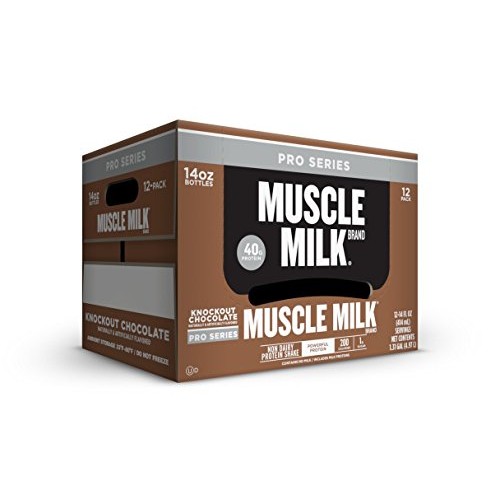 Muscle Milk Pro Series Protein Shake, Knockout Chocolate, 40G Pr