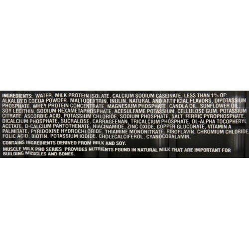 Muscle Milk Pro Series Protein Shake, Knockout Chocolate, 40G Pr