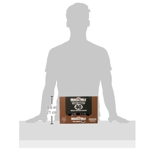 Muscle Milk Pro Series Protein Shake, Knockout Chocolate, 40G Pr