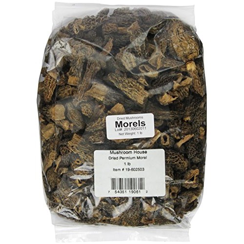 Mushroom House Dried Mushrooms, Premium Morel, 1 Pound