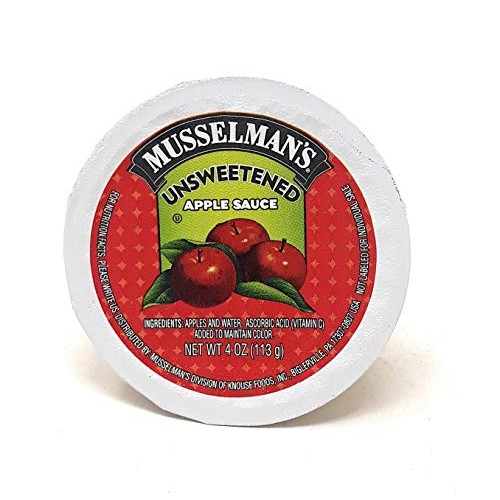 4 Ounce Musselmans Unsweetened Applesauce Pack Of 18