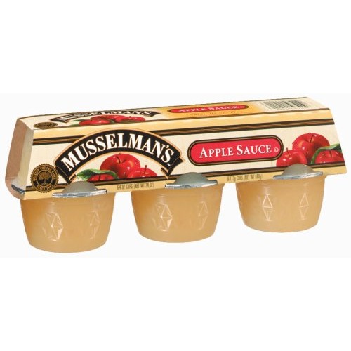 Musselmans Regular Applesauce 6 - 4 Oz Cups