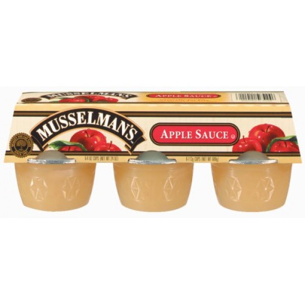 Musselmans Regular Applesauce 6 - 4 Oz Cups