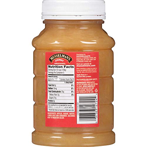Musselmans Chunky Apple Sauce Pack Of 2 24 Oz Jars