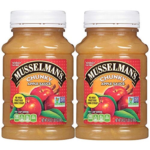 Musselmans Chunky Apple Sauce Pack Of 2 24 Oz Jars