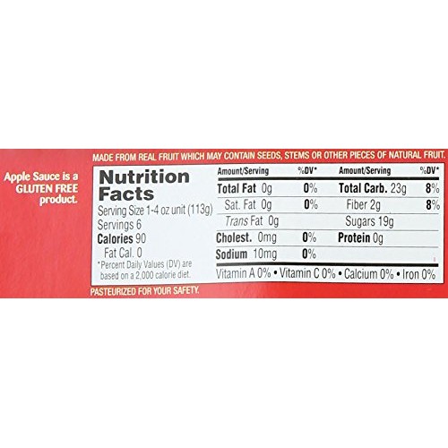 Musselmans Cinnamon Apple Sauce, 6 - 4 Ounce Cups