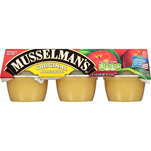 Musselmans Sweetened Applesauce, 4-Ounce Cups Pack Of 72