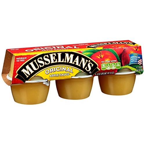 Musselmans Sweetened Applesauce, 4-Ounce Cups Pack Of 72