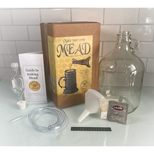 Mead Making Kit by Must Bee- 1 Gallon Reusable Fermentation Kit ...