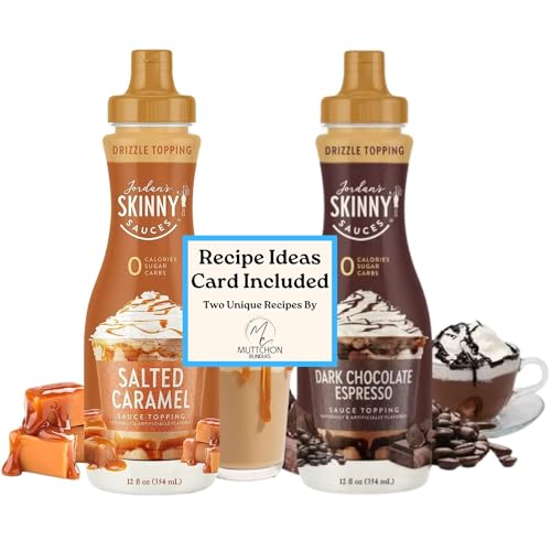 Caramel and Chocolate Low Calorie Sauce Bundle With 1 Jordans...