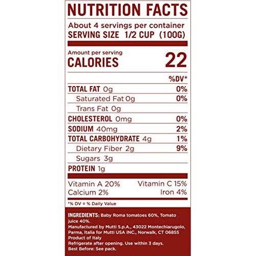 Mutti — 14 Oz. 12 Pack Of Baby Roma Tomatoes Datterini From It