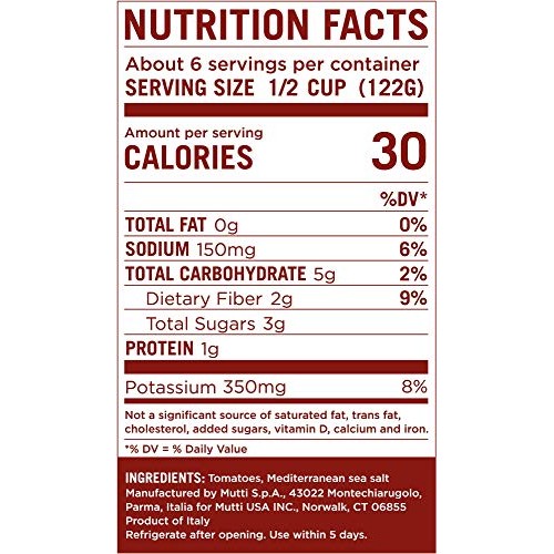 Mutti — 28 Oz. 6 Pack Of Finely Chopped Tomatoes From Italy’S #1