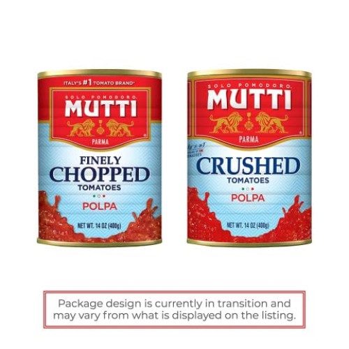 Mutti — 14 Oz. 6 Pack Of Finely Chopped Tomatoes From Italy’S #1