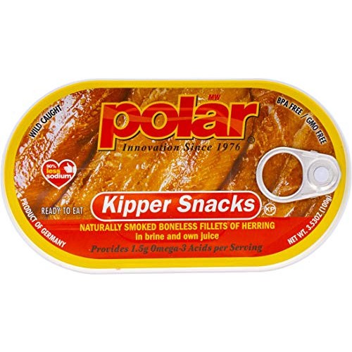 Mw Polar Herring, Kipper Snacks, 3.53-Ounce Pack Of 18