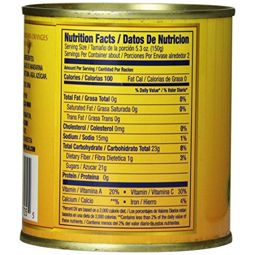 Mw Polar Canned Fruit, Mandarin Oranges, 11 Ounce Pack Of 24