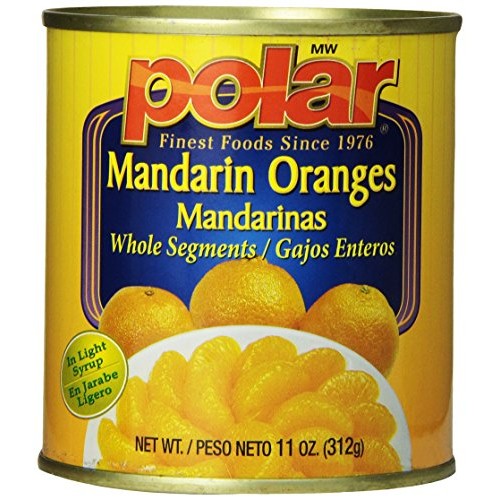 Mw Polar Canned Fruit, Mandarin Oranges, 11 Ounce Pack Of 24