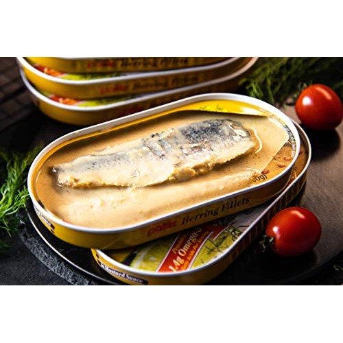Mw Polar Herring Fillets In Mustard Sauce, 6 Ounce Pack Of 14