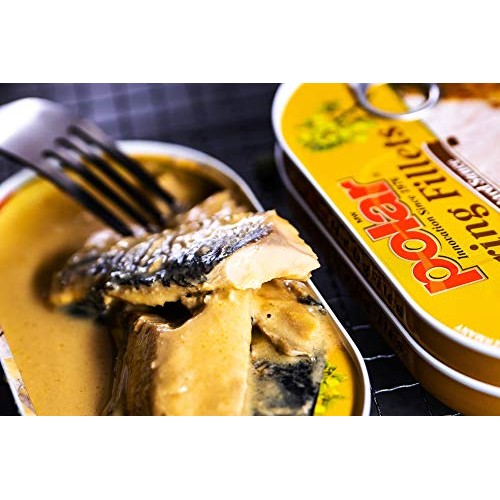 Mw Polar Herring Fillets In Mustard Sauce, 6 Ounce Pack Of 14