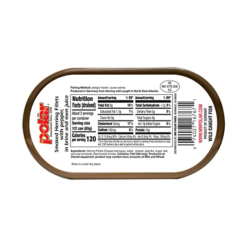 MW Polar Herring, Smoked/Peppered, 7.05-Ounce