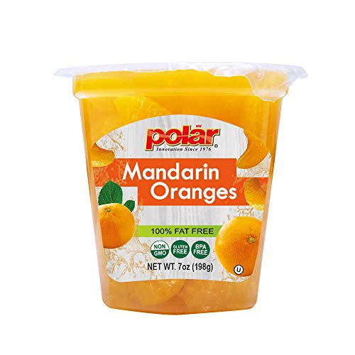 Mw Polar Mandarin Oranges Fruit Cup In Light Syrup, 7 Oz Pack O