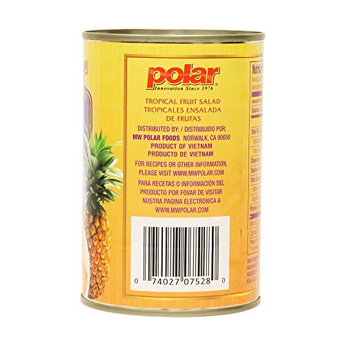 Mw Polar, Tropical Fruit Salad 15 Oz, 12 Count