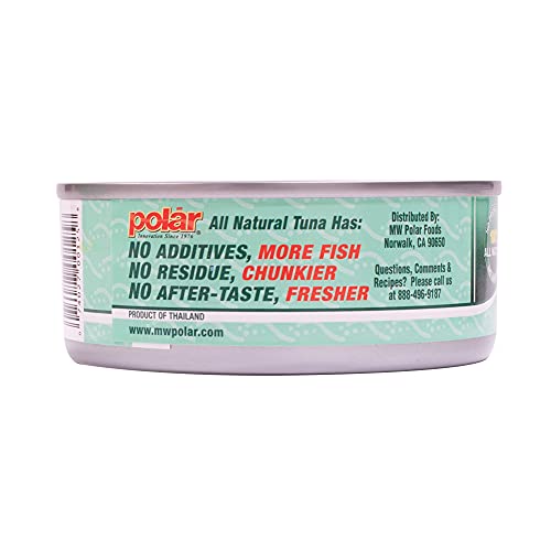 Mw Polar Tuna, All Natural Chunk Light Tuna, 5-Ounce Pack Of 48