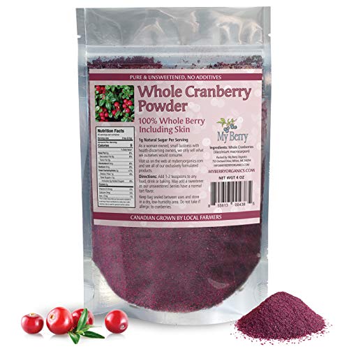 Cranberry Powder, Unsweetened, Not Made From Juice Or An Extract