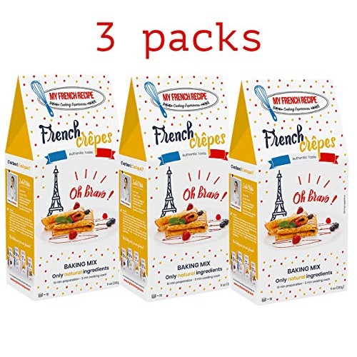 French Crepe Mix 3 Packs Authentic &Amp; Easy Crepes At Home - Fre