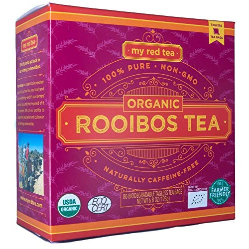 Rooibos Tea, Usda Certified Organic Tea, My Red Tea. Tagless Sou