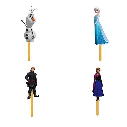 24X Cupcake Topper Picks Frozen