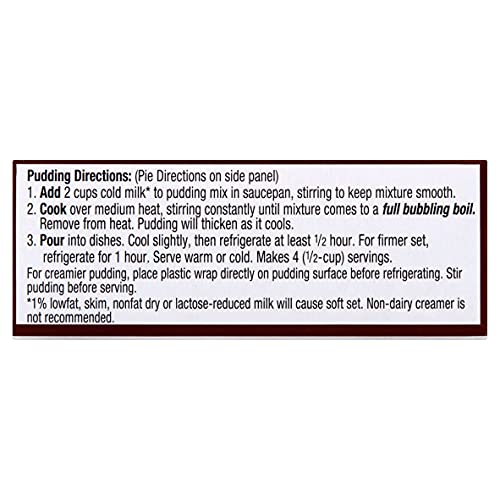 Chocolate Pudding &Amp; Pie Filling Mix By My T Fine - Each Box: 4
