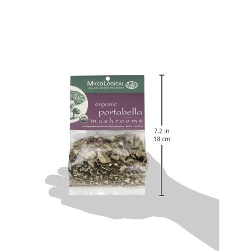 Mycological Dried Organic Portabella Mushrooms, 1 Ounce Package