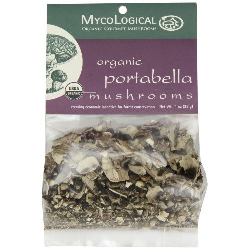 Mycological Dried Organic Portabella Mushrooms, 1 Ounce Package
