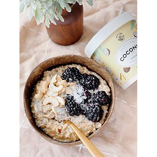 Mylk Labs Gluten Free Instant Oatmeal Cup, Toasted Coconut &Amp; Cas