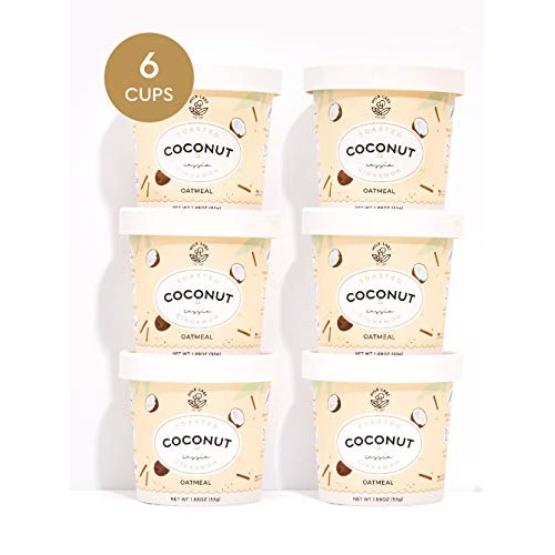 Mylk Labs Gluten Free Instant Oatmeal Cup, Toasted Coconut &Amp; Cas