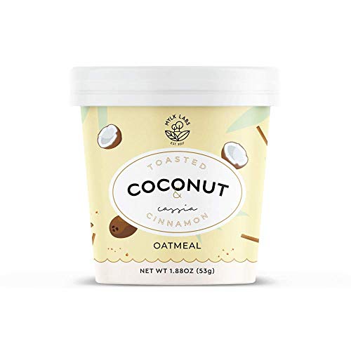 Mylk Labs Gluten Free Instant Oatmeal Cup, Toasted Coconut &Amp; Cas