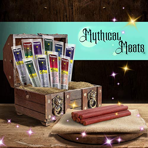 Exotic Meat Snack Sticks By Mythical Meats - Snack Pack Of 10 Ex