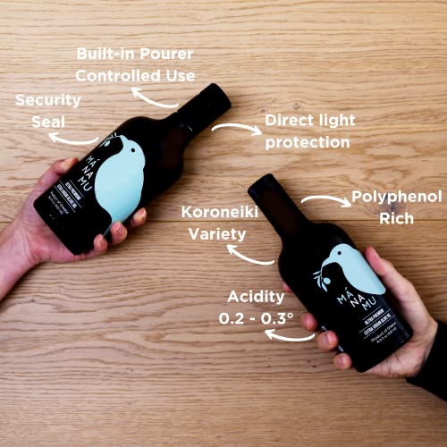 Mánamu Ultra Premium Organic Extra Virgin Olive Oil Made With Gr