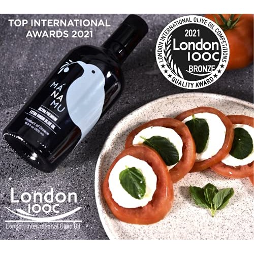 Mánamu Ultra Premium Organic Extra Virgin Olive Oil Made With Gr