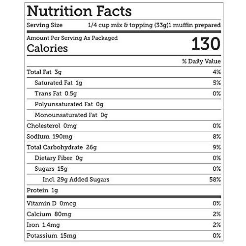 Betty Crocker Muffin Mix, Cinnamon Streusel, 13.9 Oz 2 Pack