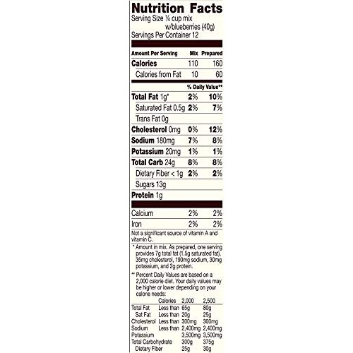 Betty Crocker Wild Blueberry Muffin &Amp; Quick Bread Mix, 16.9 Oz